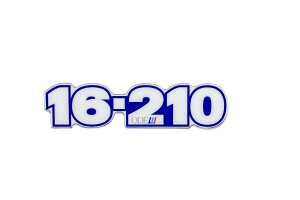 Emblema '16-210' Grande Resinado 89/91