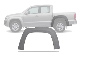 Alargador Paralama Amarok 10/... (Fibra) Traseiro Ld