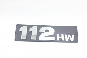 Emblema  '112hw' Lateral Scania (Plaqueta)