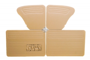 Forro Porta (Kit Forro Diant/Tras) Fusca .../77 (Bege) C/ Bolsa