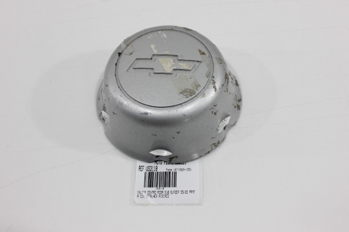 Calota Centro Roda S10 Blazer 95/03 Prata com Detalhes Riscado Usado