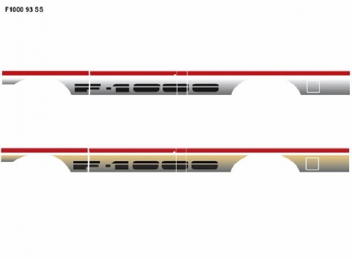 Faixa Original F-1000 93/... Super Series Dourado