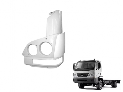 Moldura Aro Farol Mb Accelo 8115/915/715 C/Defletor Le