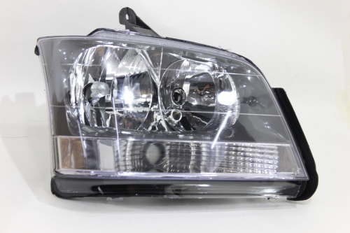 Farol S10/Blazer 06/... Mg Cinza C/Lanterna Branca Ld