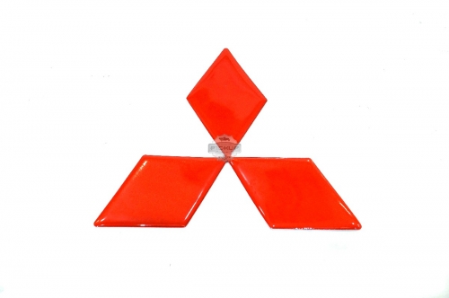 Emblema Mitsubishi 'Logo' Estepe Pajero Tr4 (16 Cm Altura X 18 Cm Largura) Resinado