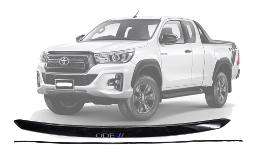 Friso Preto (Moldura) Capô Hilux 16/18 Plástico