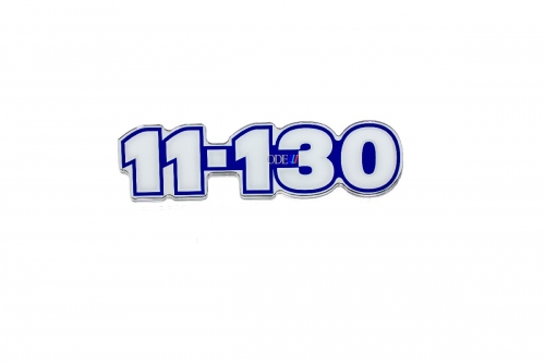 Emblema Vw '11-130' Pequeno Resinado 1981 / 1989