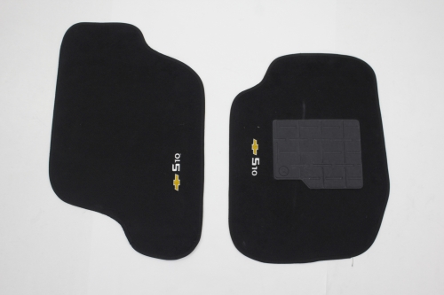 Tapete Cabini S10 95/11 Cabine Simples Carpete (2 Peças) Preto