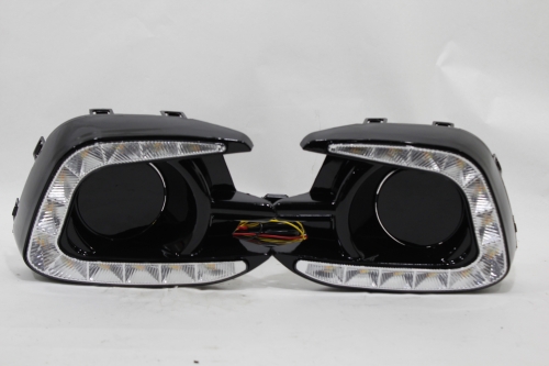 Kit Moldura Drl Farol Auxiliar Triton Hp 14/16 Pajero Dakar 13/16