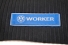 Tapete Cabini Vw 7.100/8.140/8-120/8-150/  Worker Pvc (1 Peça) Preto Escrito (Worker)