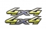 Emblema '4x4' Hilux Flex 13/15