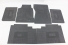 Tapete Cabine Sw4 16/20 7 Lugares (5 Peças) Borracha Padrão Original