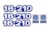 Kit Emblema Vw 16-210 Resinado 1988 / 1991