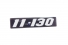 Kit Emblema Vw 11-130 Retangular Resinado 3 Peças