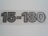 Emblema '15-180' Grande Frente Vw