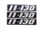 Kit Emblema Vw 11-130 Retangular Resinado 3 Peças