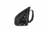 Kit Retrovisor S10 13/... Fixo Preto  Metagal 2 Peças