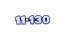 Emblema Vw '11-130' Pequeno Resinado 1981 / 1989
