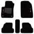 Tapete Cabini Tracker 14/... (5 Peças) Preto (Carpete)