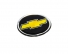 Emblema Calota Tracker 01/09 Preto/Dourado 55mm